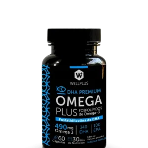 OMEGA PLUS 490 mg (FOSFOLÍPIDOS DE OMEGA 3) 60 cápsulas