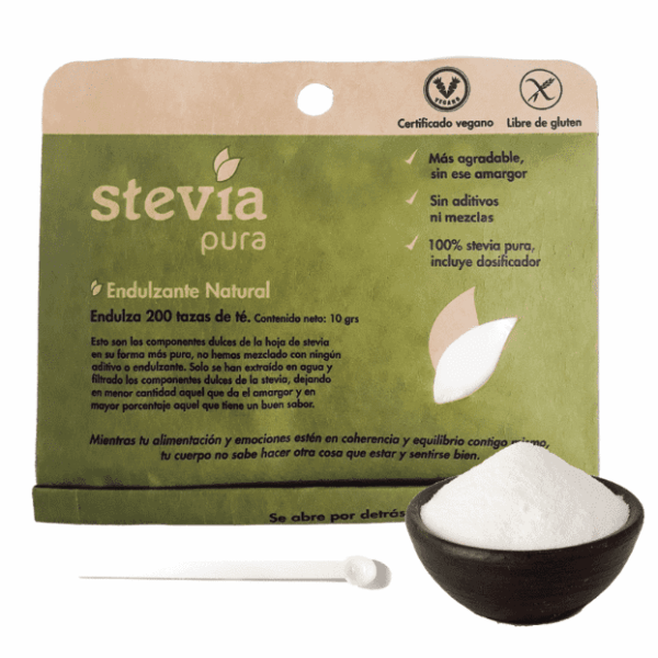 STEVIA PURA EN SOBRE, 200 TAZAS DULZURA NATURAL